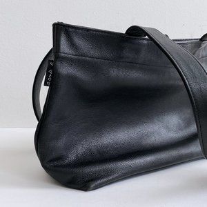 AGNES B. Leather Mini Tote Bag